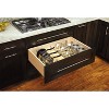 Rev-A-Shelf 5DLD-1-CR Kitchen Cabinet Drawer Pot and Pan Lid Storage Organizer for 4DPS and 4DPBG Drawer Interior Peg Boards, Holds 6 Lids, Chrome - image 4 of 4