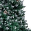 vidaXL Artificial Christmas Tree with Pine Cones and White Snow 6 ft - 3 of 4