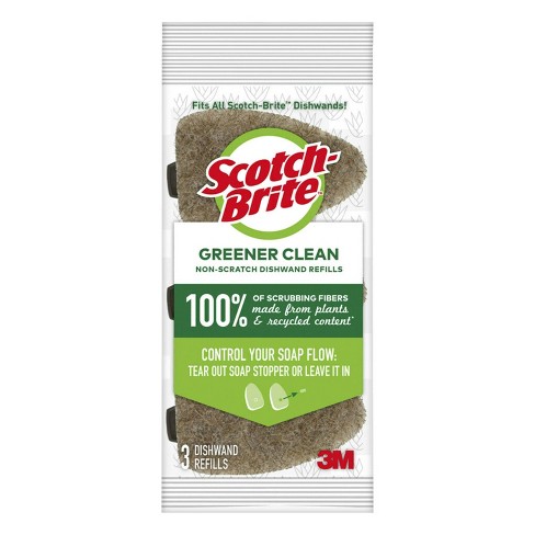 Scotch-brite Greener Clean Dishwand Refill - Unscented - 3ct : Target