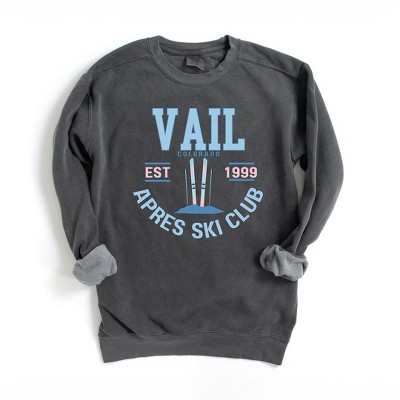 Simply Sage Market Women's  Garment Dyed Graphic Sweatshirt Vail Ski Club