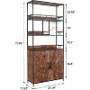 Jojoka 1 Set Pb Board + Metal Vertical Iron And Wood Rack Retro color - 2 of 4