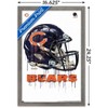 Trends International NFL Chicago Bears - Drip Helmet 20 Framed Wall Poster Prints - 3 of 4