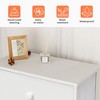 Pellebant 8 Drawers Vertical Dresser dressers for bedroom Storage Tower with Sturdy Steel Frame Wood Top Easy Pull Fabric Bins Handles - 3 of 4