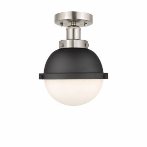 Edison - 1 Light Semi-Flush Mount In Art Deco Style-9.5 Inches Tall and 7.25 Inches Wide - 1 of 1