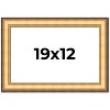 PosterPalooza | Traditional Gold Picture Frame - UV Acrylic, Backing Board, Hanging Hardware Included - 2 of 4