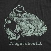 Mens Frogetaboutit T Shirt Funny Italian Mafia Frog Sarcastic Graphic Novelty Tee - Crazy Dog Men's T Shirt - 2 of 4
