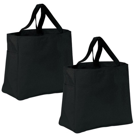 Port Authority Essential Reusable Shopping Tote 2 Pack Durable