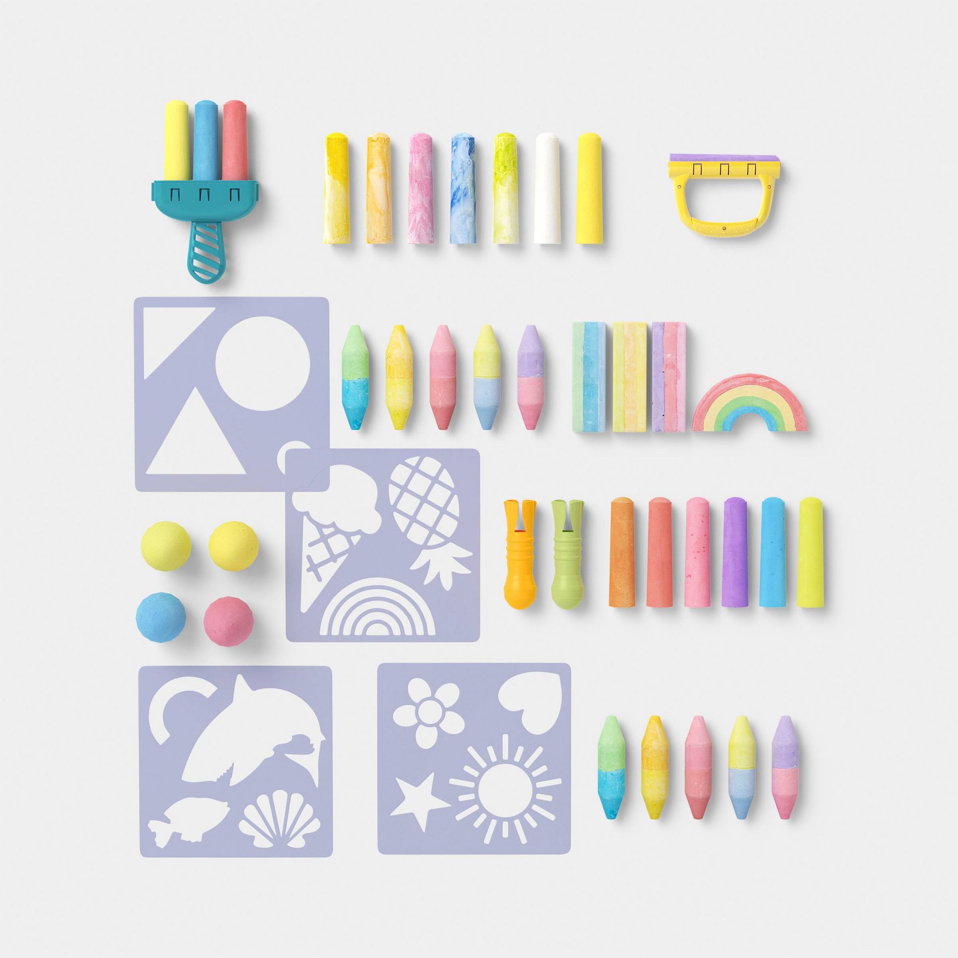 38pc Chalk Bucket with Accessories - Sun Squad™