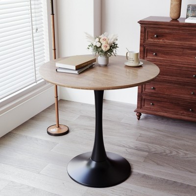 Modern Minimalist Round & Rectangular MDF Dining Table, for Office, Home & Kitchen, Available in Multiple Colors