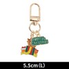 Unique Bargains Christmas Keychain Lobster Clasp Zinc Alloy Colorful 2.17" 1 Pc - 2 of 4