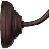 Franklin Iron Works Park Farmhouse Rustic Wall Light Sconce Oil Rubbed Bronze Hardwire 8 1/2" Fixture Gooseneck Arm Metal Cage for "Bedroom Bathroom - 3 of 4