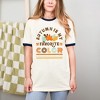 Simply Sage Market Women's Autumn Is My Favorite Color Colorful Short Sleeve Ringer Tee - 2 of 4