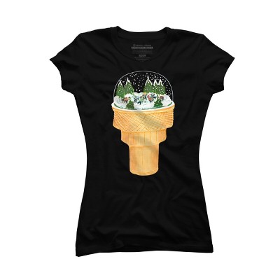 Junior's Design By Humans Sno-Cone By BullShirtCo T-Shirt