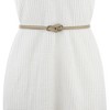 Elerevyo Women's Faux Leather Skinny Belt for Dress Adjustable Knotted Thin Waist Belts - 4 of 4