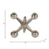 Sagebrook Home Metal Jacks Abstract Sculpture for Room, Bedroom or Office Decor, Aluminum - 3 of 4