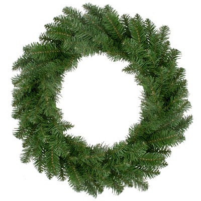 Northlight Everett Pine Artificial Christmas Wreath, 24-inch, Unlit ...