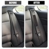 Unique Bargains Universal Faux Leather Car Seat Belt Shoulder Pad 9.45"x2.56" 2 Pcs - 3 of 4