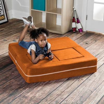 Mandarin Modular Kids Sofa with Ottomans and Fold Out Lounger