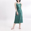 LECHERY Women's Lustrous Silky Shiny Satin Slip Dress - 4 of 4