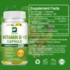 B Beworth Vitamin B12 Capsule 1000 Mcg Methyl B12 with Organic Spirulina Supports Energy, Heart & Eye Health - 120 Capsules - 2 of 4