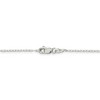 Black Bow Jewelry 1.4mm Sterling Silver Solid Beveled Oval Cable Chain Necklace - 4 of 4