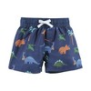 Hudson Baby Boys Swim Rashguard Set, Beach Vibe Dino - image 4 of 4