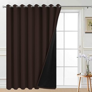 Yakamok Room Darkening Thermal Insulated Blackout Curtains for Bedroom (W100 x L84,Chocolate Brown 1 Panel) - 1 of 1