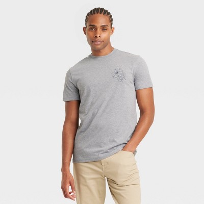 Men's Short Sleeve Graphic T-Shirt - Goodfellow & Co™ Thundering Gray S