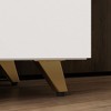 Famapy Modern White TV Stand with Gold Legs and Adjustable Storage for Living Room - 4 of 4