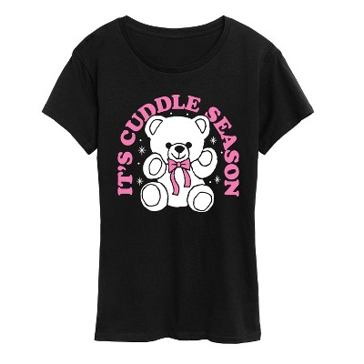Women's - Instant Message - Its Cuddle Season Short Sleeve Graphic T-Shirt