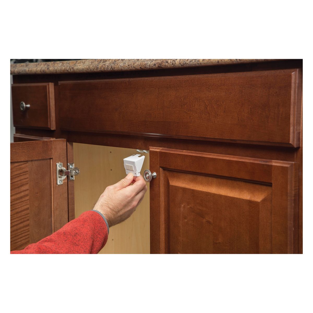 Safety 1st Spring-Loaded Cabinet & Drawer Latches - 10pk - thumbnail 5