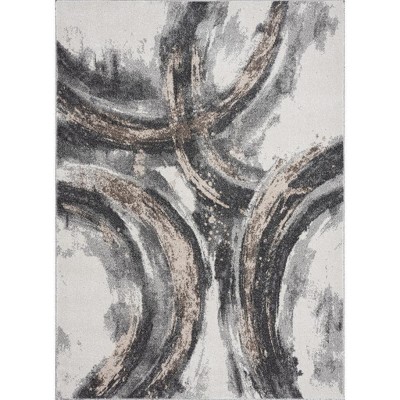 Luxe Weavers Geometric Circle Area Rug