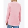 Imily Bela Women's Oversized Long Sleeve Crewneck Tunic Tops Soft Casual Loose Blouse - 4 of 4