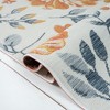 HomeRoots 2' X 8' Ivory Orange and Blue Floral Stain Resistant Indoor Outdoor Runner Rug - 4 of 4