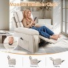 AMERLIFE Manual Recliner Chairs for Adults, Lazy Boy Recliners with Side Pocket, Large Lay Flat Reclining Sofa for Living Room Bedroom - 3 of 4