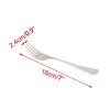 Unique Bargains Home Kitchen Durable Stainless Steel Forks 6 Pcs - 2 of 4