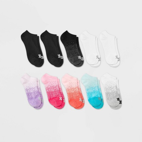 Kids' 10pk No Show Athletic Socks - All In Motion™ : Target