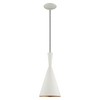 Livex Lighting Waldorf 1 - Light Chandelier in  White - 2 of 4