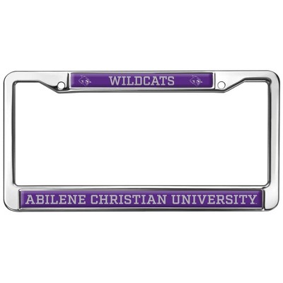 Abilene Christian University Wildcats Full Size Standard License Plate Metal Frame