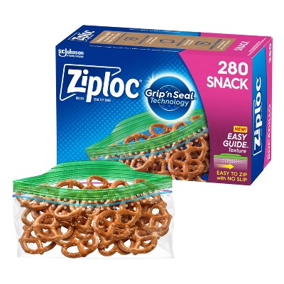 Ziploc Snack Bags - 280ct : Target