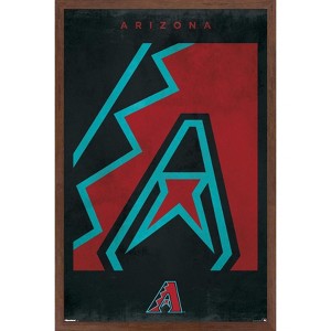 Trends International MLB Arizona Diamondbacks - Logo 25 Framed Wall Poster Prints - 1 of 4
