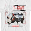 Superman Movie 2025 T-Craft Outline T-Craft Futuristic Blueprint Elements Boys White Crew Neck Short Sleeve Tee - 2 of 4
