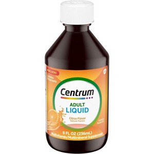Centrum Liquid Multivitamin for Adults, Citrus Flavor - 8 fl oz - 1 of 4