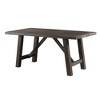 Cash Dining Table Dark Gray - Picket House Furnishings: Rustic Farmhouse Trestle, Seats 6, Acacia Wood - image 2 of 4