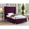 Meridian Furniture,Savan Velvet Bed - 3 of 4
