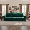 NicBex 93.7" Multi-Functional Sofa Bed Pull-out 3-in-1 Faux Leather Convertible Sleeper Sofa with Nailhead Trim & Rolled Arm for Living Room - 4 of 4