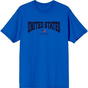 Americana United States of America Flag Men's Short Sleeve Tee - 1 of 2