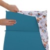 NoJo Disney Moana Free as the Ocean Aqua, Purple, Orange, and White Tropical Preschool Nap Pad Sheet - 4 of 4