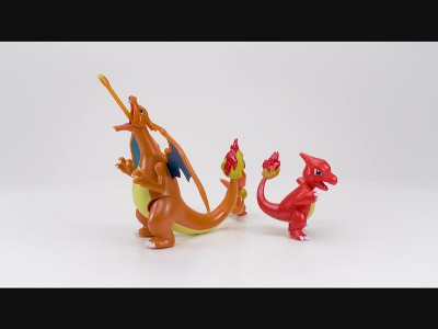 Pokemon Mega Charizard X Exclusive Figure 3-Pack Set [Charmander &  Charmeleon]