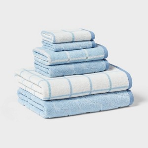6pc Bath Towel Bundle Set - Room Essentials™ - 1 of 4